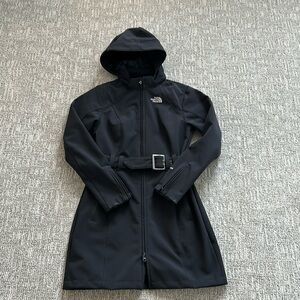 North Face fleece lined rain jacket